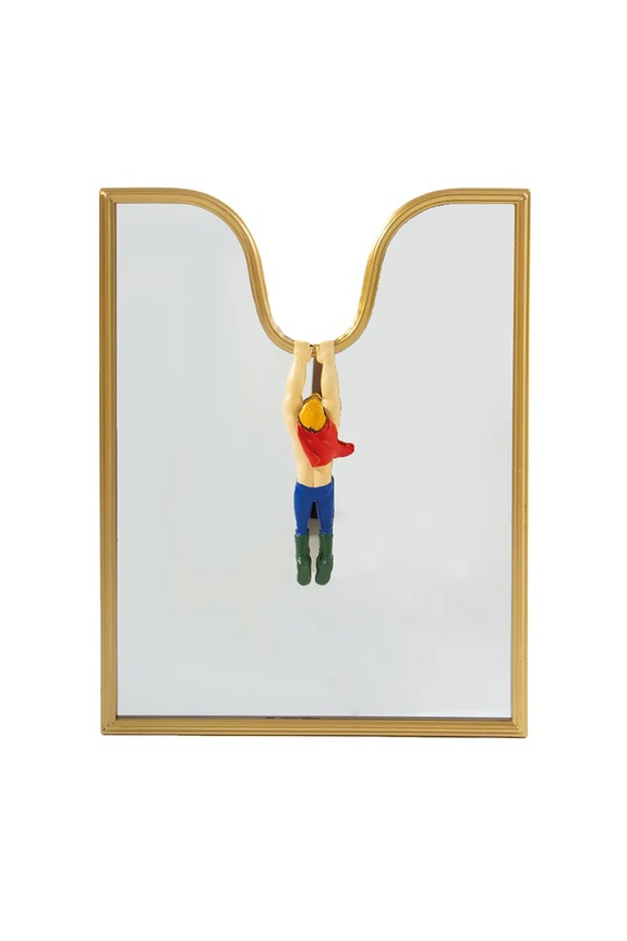 Καθρέφτης τοίχου Seletti Circus 35 x 45 cm κίτρινο 17617