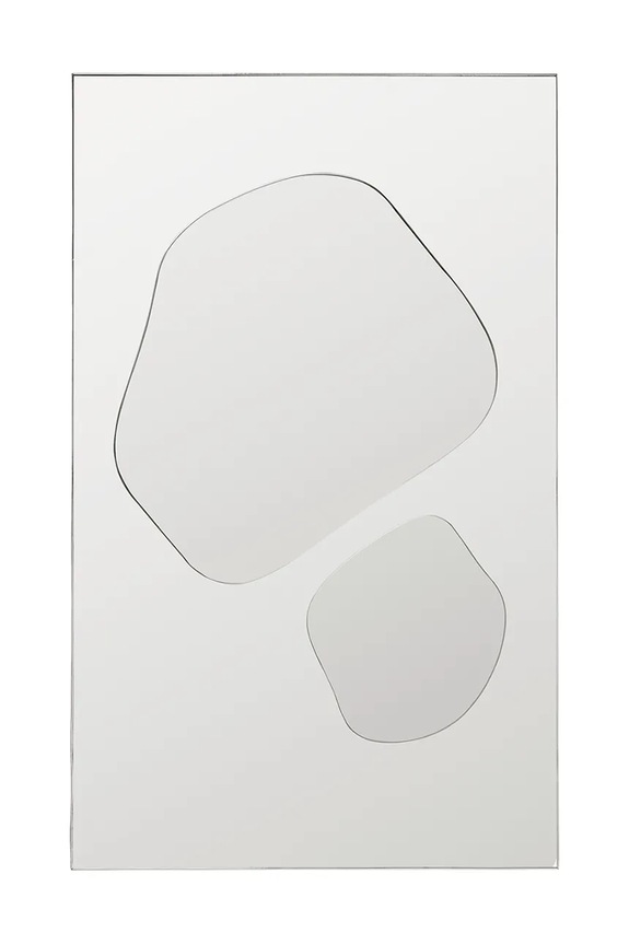 Ferm Living oglindă de perete 82 x 50 x 1,7 cm argintiu 1104272080