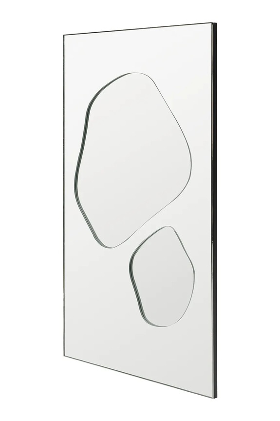 Ferm Living oglindă de perete 82 x 50 x 1,7 cm 1104272080 argintiu AA00