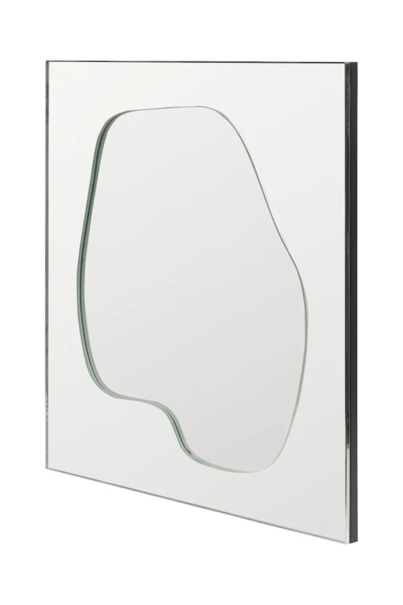 Ferm Living oglindă de perete 45 x 45 x 1,7 cm 1104272079 argintiu AA00