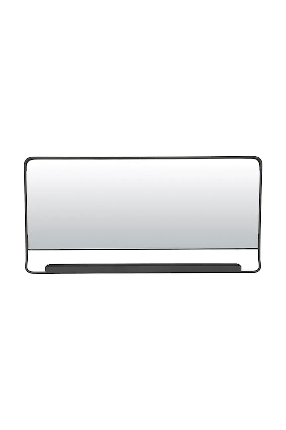 House Doctor καθρέφτης τοίχου από χάλυβα 80 x 40 cm μαύρο 207290801