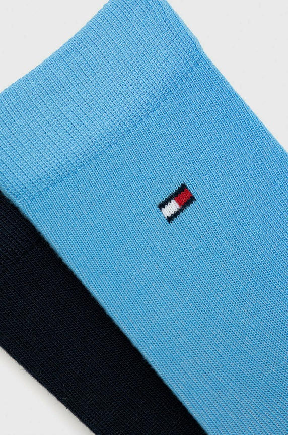 Tommy Hilfiger sosete copii (2-pack) 391334 turcoaz AA00
