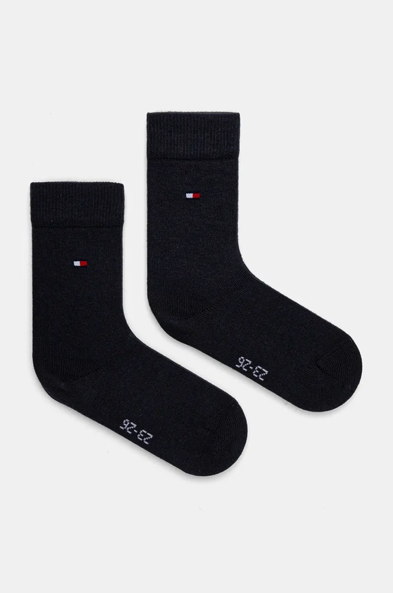 Tommy Hilfiger skarpetki dziecięce (2-pack) 391334 skarpetki długie granatowy 391334