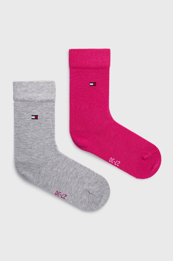 Tommy Hilfiger skarpetki dziecięce (2-pack) skarpetki długie fioletowy 391334