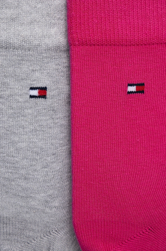 Tommy Hilfiger skarpetki dziecięce (2-pack) 391334 fioletowy AA00