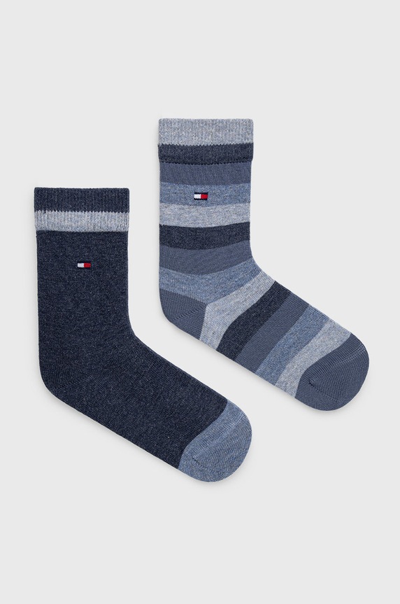 Tommy Hilfiger skarpetki dziecięce (2-pack) skarpetki długie niebieski 354009001