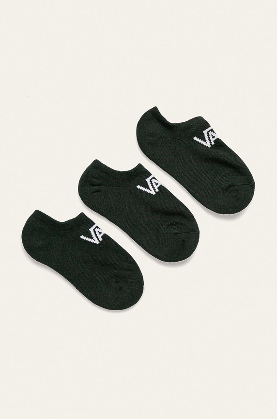 Vans - Stopki dziecięce (3 pack) skarpetki krótkie czarny VN000XNRBLK1