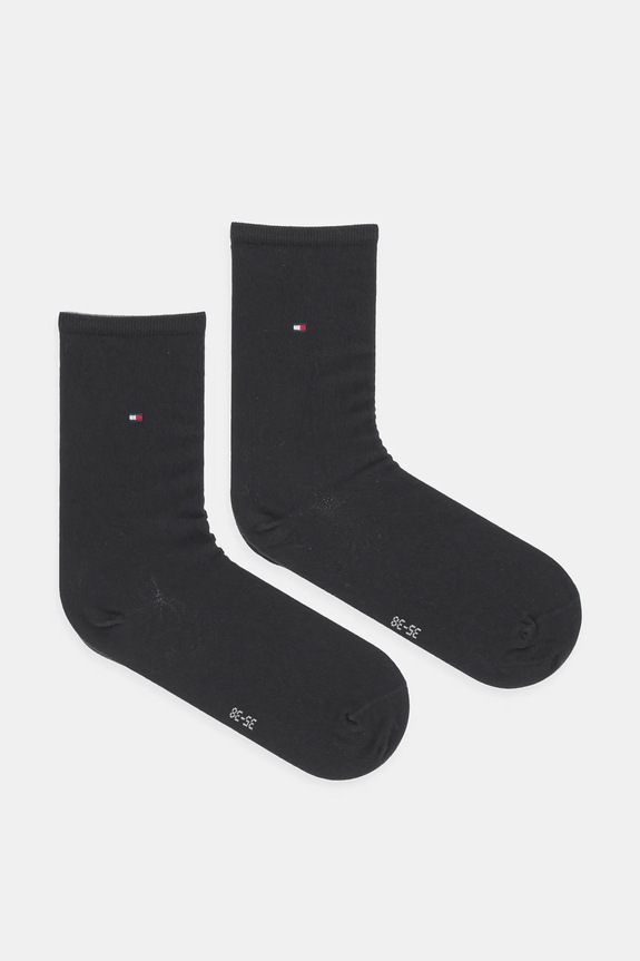 Tommy Hilfiger - Κάλτσες (2-pack) ψηλές κάλτσες μαύρο 371221