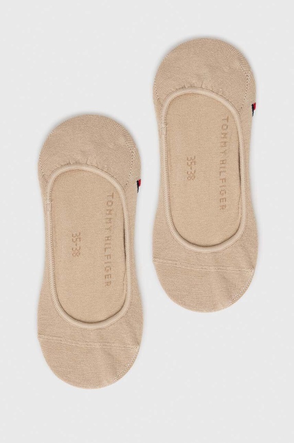 Tommy Hilfiger - Μικρές κάλτσες (2-pak) κοντές κάλτσες μπεζ 343025001