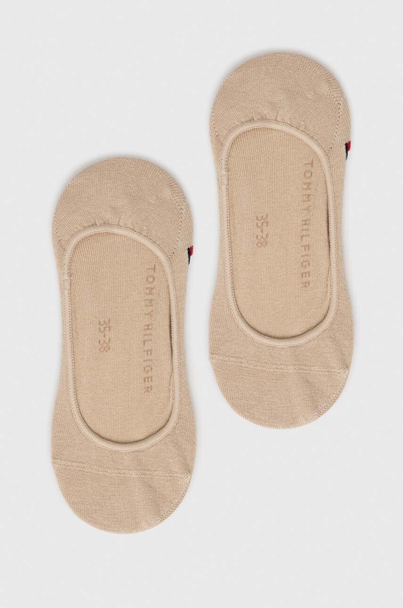 Tommy Hilfiger - Μικρές κάλτσες (2-pak) κοντές κάλτσες μπεζ 343025001
