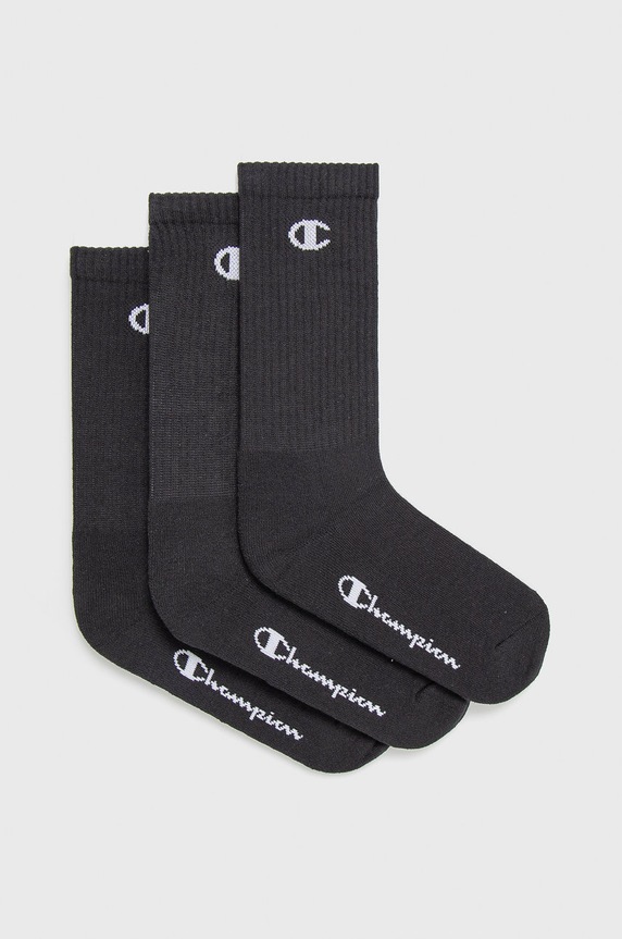 Champion - Skarpetki (3 pack) Y08QG.D czarny Y08QG.D