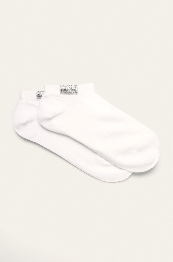 Calvin Klein - Stopki (2-pack) skarpetki krótkie biały 100001771.NOS