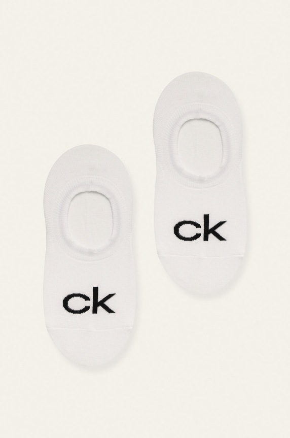 Calvin Klein - Členkové ponožky krátke ponožky biela 100001788.NOS
