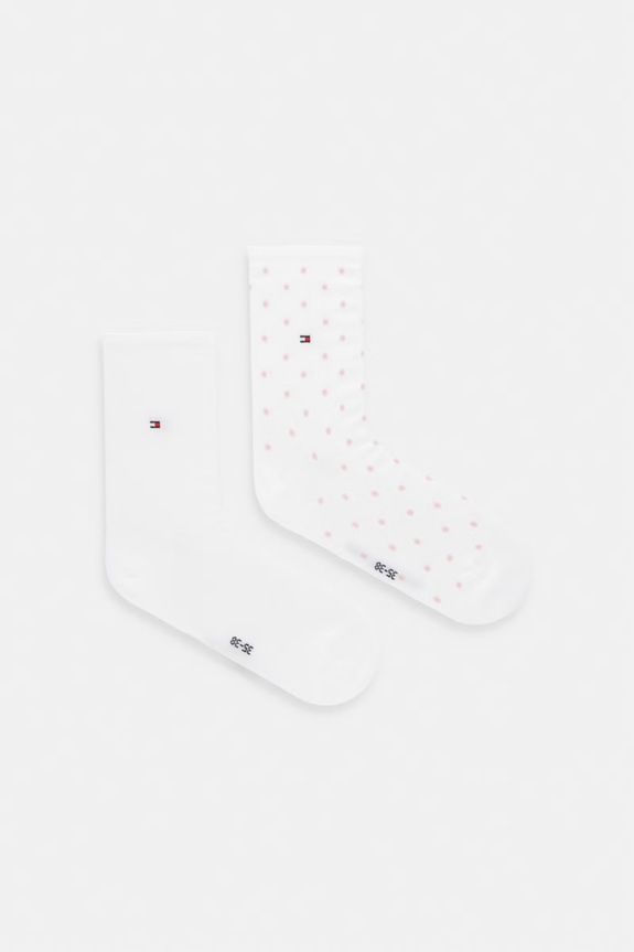 Tommy Hilfiger skarpety damskie 2-pack biały 100001493