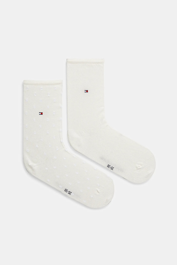 Ponožky Tommy Hilfiger 2-pak jednofarebný béžová 100001493
