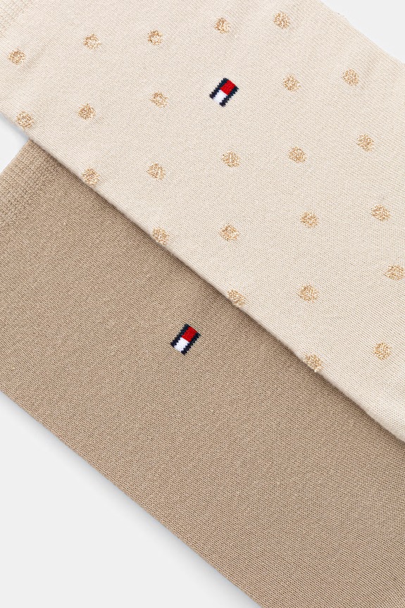 Tommy Hilfiger ponožky dámské 2-pack 100001493 béžová AA00
