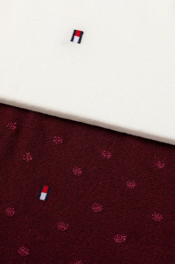 Tommy Hilfiger чорапи дамски 2 броя 100001493 бордо AA00