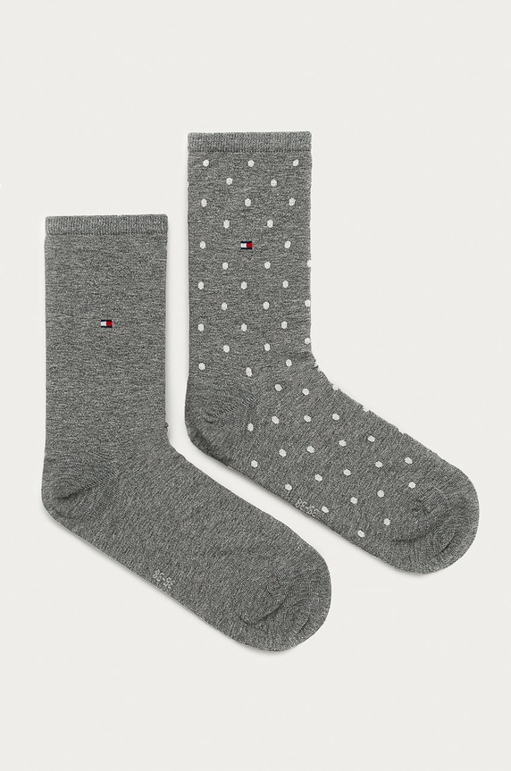 Tommy Hilfiger skarpetki 2-pack skarpetki długie szary 100001493