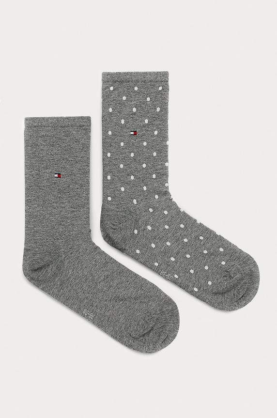 Tommy Hilfiger skarpetki 2-pack skarpetki długie szary 100001493