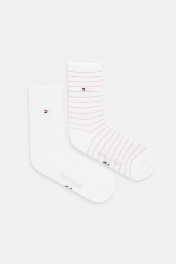 Tommy Hilfiger skarpety damskie 2-pack biały 100001494