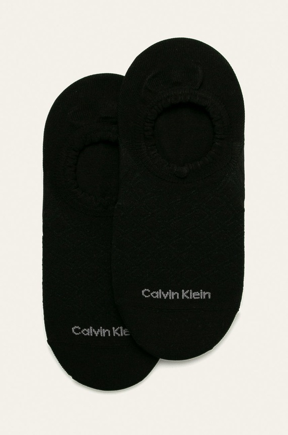 Calvin Klein - Kotníkové ponožky (2-pack) krátké ponožky černá 100001799.NOS