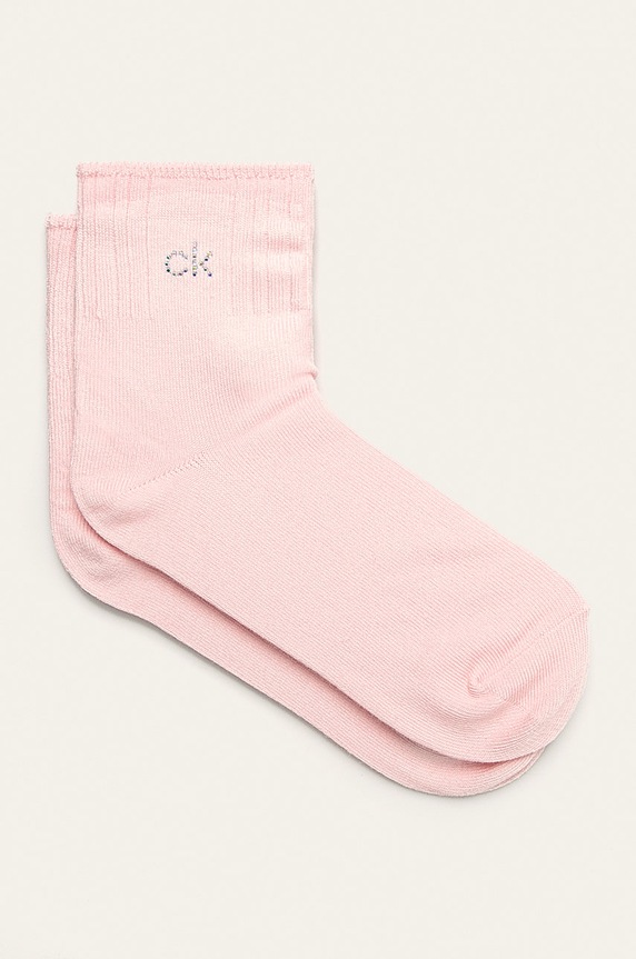 Calvin Klein - Ponožky dlhé ponožky ružová 100001886.NOS