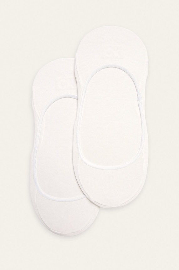 Calvin Klein - Skarpetki (2-pack) skarpetki krótkie biały 100001890.NOS