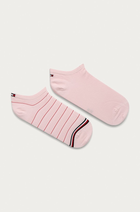 Tommy Hilfiger - Κάλτσες (2-pack) κοντές κάλτσες ροζ 100002818