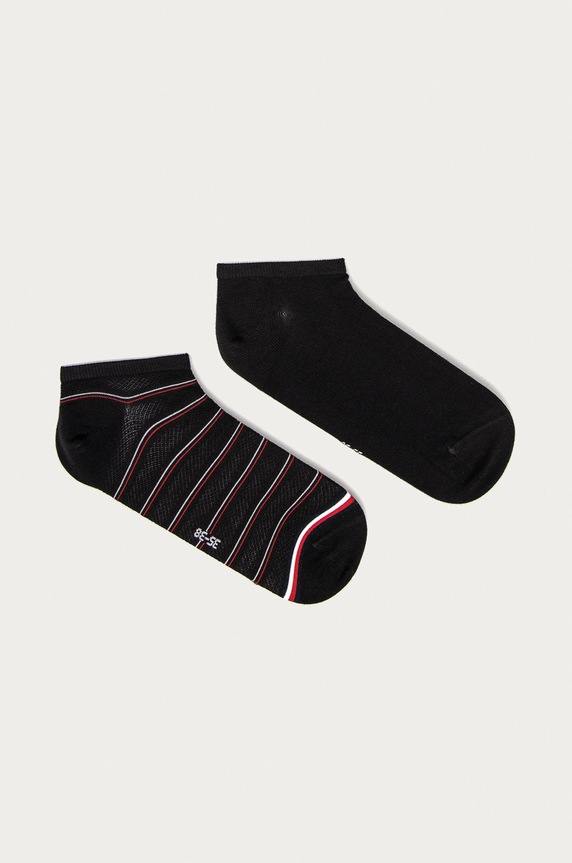 Tommy Hilfiger - Κάλτσες (2-pack) κοντές κάλτσες μαύρο 100002818
