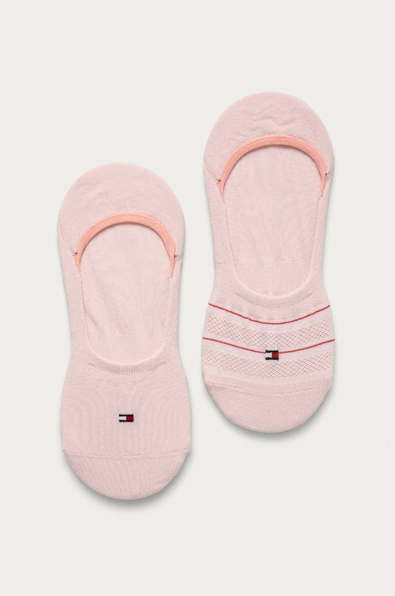 Tommy Hilfiger - Sokne (2-pack) print roza 100002819