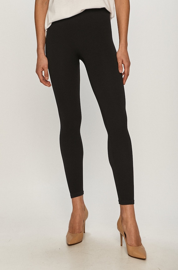 Legíny Vero Moda s elastanom čierna 10252054