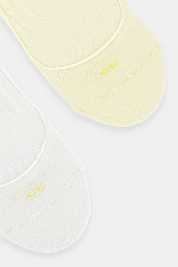 Calvin Klein calzini pacco da 2 701218767.NOS giallo AA00