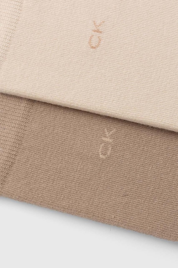 Calvin Klein skarpetki 2-pack 701218769.NOS beżowy AA00