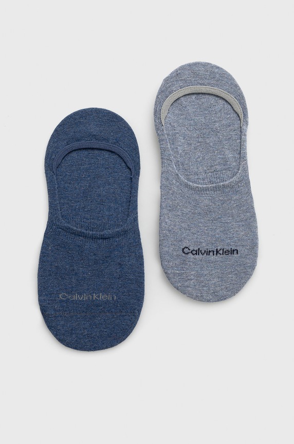 Calvin Klein skarpetki 2-pack skarpetki krótkie niebieski 701218771.NOS