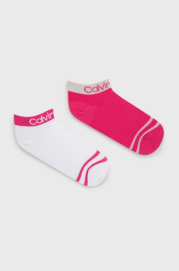 Calvin Klein Skarpetki (2-pack) skarpetki krótkie różowy 701218775.NOS