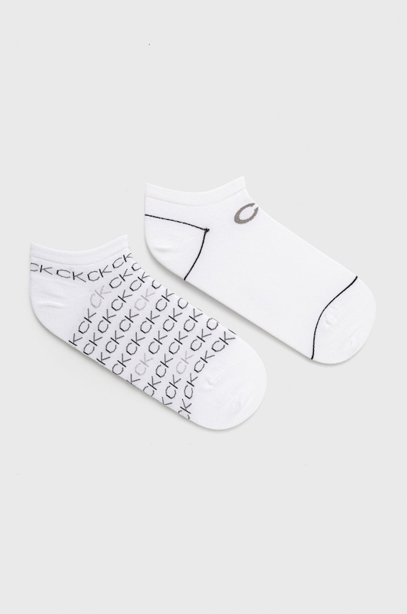 Calvin Klein Șosete (2-pack) sosete scurte alb 701218779.NOS