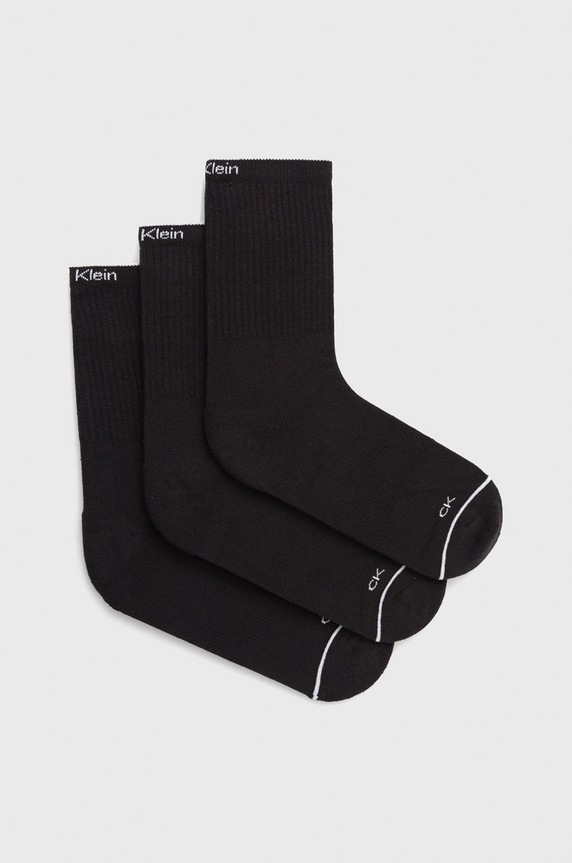 Calvin Klein skarpetki (3-pack) skarpetki długie czarny 701218766.NOS