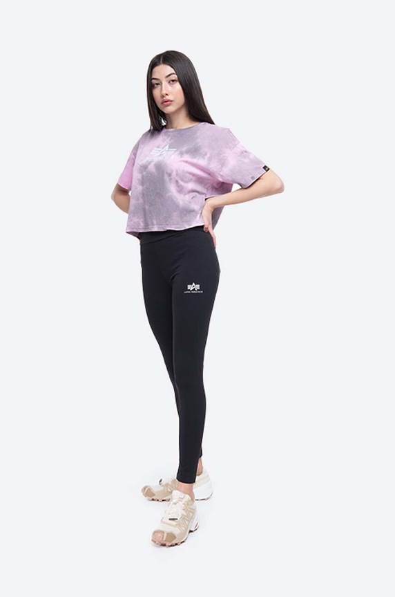 Alpha Industries legginsy 116053.03 czarny AA00