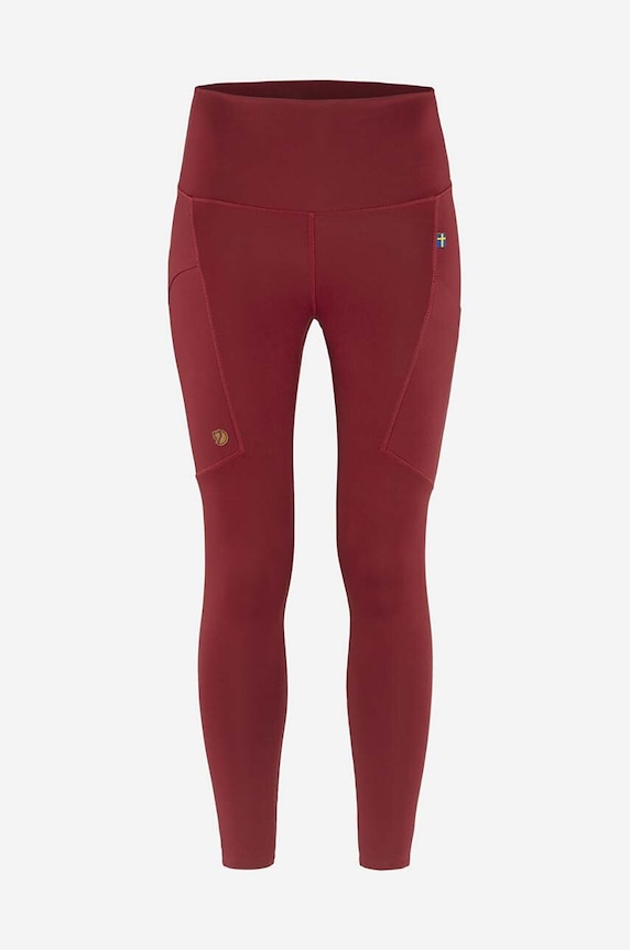 Oblečení Legíny Fjallraven Abisko F84773.346 burgundské
