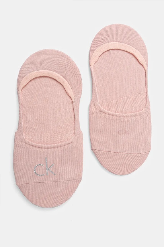 Calvin Klein sosete 2-pack sosete scurte roz 701228800.NOS