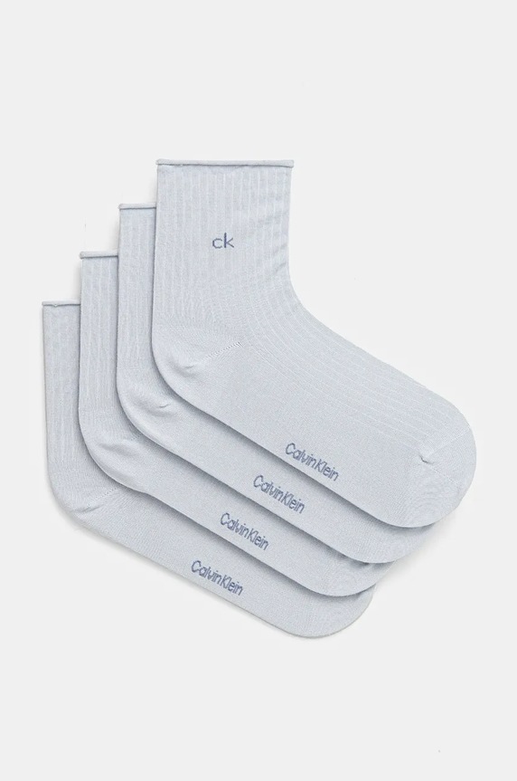 Calvin Klein sosete 2-pack sosete lungi albastru 701229681.NOS