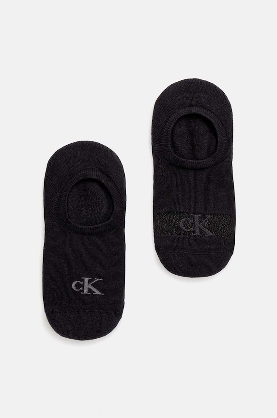 Calvin Klein Jeans skarpetki 2-pack skarpetki krótkie czarny 701230601.NOS