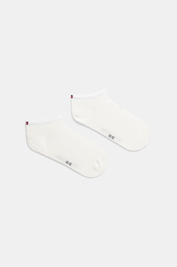 Tommy Hilfiger κάλτσες γυναικείες 2-pack κοντές κάλτσες λευκό 343024001.NOS