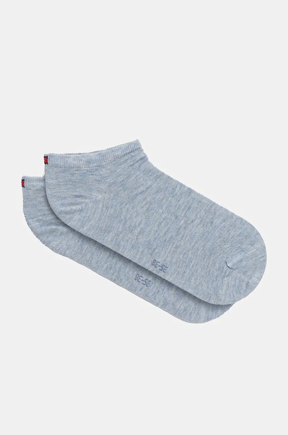 Čarape Tommy Hilfiger 2-pack niske čarape plava 343024001.NOS