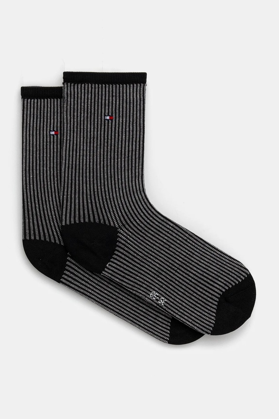 Ponožky Tommy Hilfiger dlhé ponožky čierna 701229326.NOS