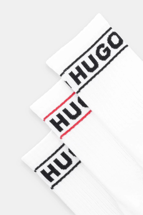 HUGO skarpetki 3-pack 3P QSRIB SPORTY CC W 50517669 biały AW25