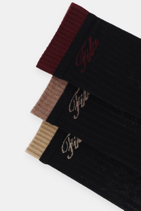 Fila șosete 3-pack F6407 negru AA00