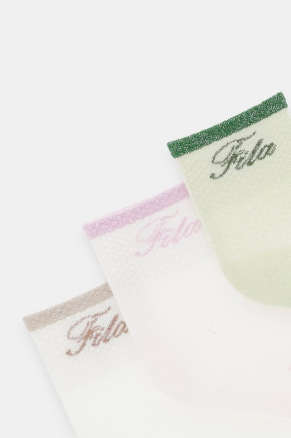 Fila ponožky dámske 3-pak F6830 zelená SS26