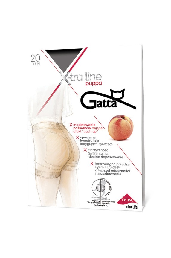 Gatta - Rajstopy X-tra Line Puppa 20 DEN czarny puppa.20