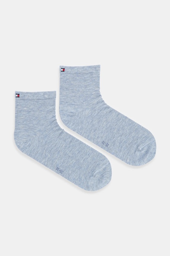 Čarape Tommy Hilfiger 2-pack bez uzorka plava 373001001